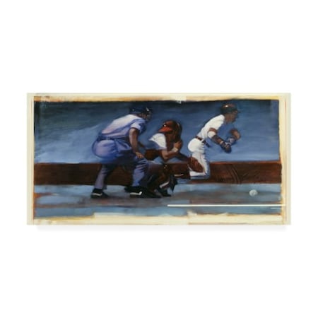 Bruce Dean 'Baseball Ii' Canvas Art,16x32